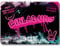 celebr8te 12x Graffiti Einladungskarten - Für den Kindergeburtstag von Mädchen - pinke Neon Graffiti Geburtstagseinladungen inkl. Messenger Bild & Urlaubsgutschein