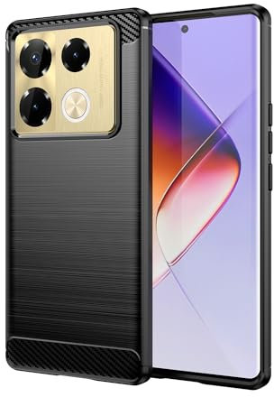 LIUZIHAN Coque pour Infinix Note 40 Pro 5G. Conception de Manchon en Silicone Souple et Mince, Antichoc et Durable, Coque Etui pour Infinix Note 40 Pro 5G.(Noir)