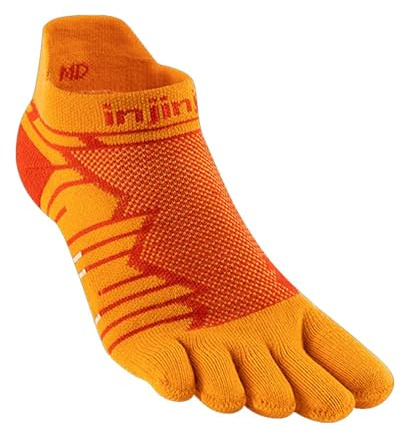 Injinji Men's Run Midweight No Show Toesocks