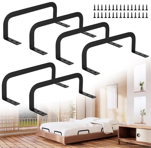 DBREAKS 6 Stück rutschfest Matratzenhalter, Matratzenbügel, Rutschfester Matratzenstopper, Matratzen-Haltestang, Matratzenstabilisatoren, Matratzenhalter Gegen, Anti-Rutsch-Stopper, Mattress Stops
