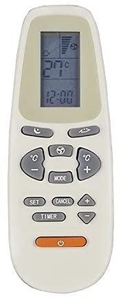 YIZITU YKR-C/01E - Mando a distancia para aire acondicionado KT-AX3, KT-AX1, KT-AX4 AUX-E1, ajuste de temperatura YKR-C/01E, control remoto universal
