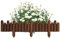 Panneaux de clôture en bois, clôture courte en bois pour l'extérieur - Clôture de pelouse sans fouille,Clôture de pelouse sans creuser, bordure de parterre de fleurs, bordure de paysage, bordures déco