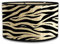 Morbuy Lampenschirm für Tischlampe, 30cm Drum Lampenschirm aus Bambus mit Tiermuster für Wohnzimmer Schlafzimmer Stehlampe Nachttischlampe Deckenleuchte Pendelleuchte (Zebra)