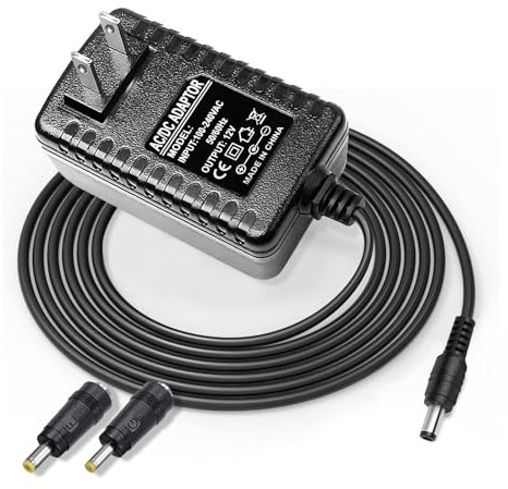 Casio Tastatur-Netzkabel für Casio Keyboard WK-1200 WK-1300 WK-1600 WK-1800 WK-1630 WK-3000 WK-3000D WK-3200 WK-3300 WK-3500 WK-3800 WK-3800 WK-3800 WK K-80000 AD-12MLA(U) AD-12CL AC-Adapter