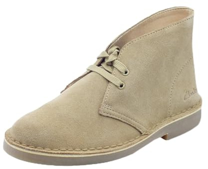 CLARKS Unisex Desert Bt Evo. Shoes, Dark Sand Suede, 38 EU