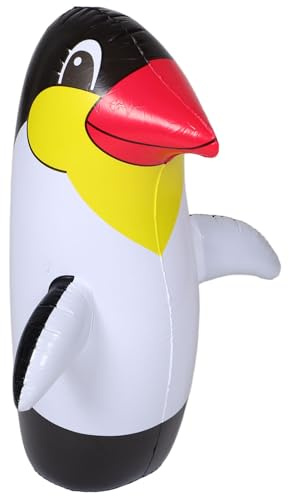 Alasum Aufblasbares Pinguin-Spielzeug, Cartoon-Spielzeug Für Kinder, Zum Spielen Im Freien, Niedliche Pinguin-förmige Dekoration, Interaktives Tier-themenspielzeug Für Kinder