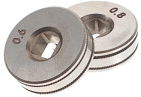 BESTYASH 2pcs Welder Wire Feed Roller Knurled Groove Drive Accessory for Performance Welding Equipment
