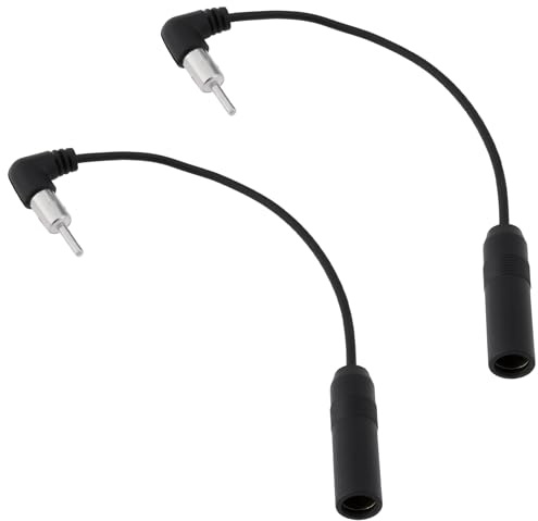 OTOTEC 2 Stücke Auto Stereo Audio Verlängerung Adapter FM Radio Antenne für FM Stereo Rundfunk 20cm