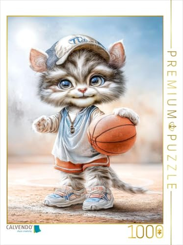 Puzzle · Basketball - dribbeln, passen, werfen | 1000 Teile · Lege-Größe 64 × 48 cm · CALVENDO Puzzle
