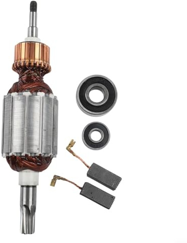 Rotoreinheit mit Kugellagern und Kohlebürsten für Makita-HR4010C HR4001C HR4011C Bohrhammer Ersatzteil 513633-7