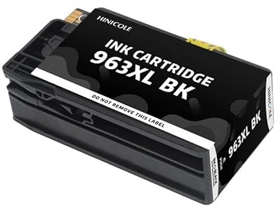 WANGYANFEIWH Tintenpatrone 963 967 XL kompatibel for H-*P963 for O-ficeJet Pro 9010 9012 9013 9014 Drucker(1Black)