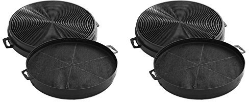 K600 - Aktivkohlefilter - passend für Dunstabzugshauben von Jan KOLBE & Baumatic - 2 Stück