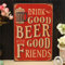 Inovey Bier Blech Zeichnung Metall-Malerei Tin Shop Pub Wand Taverne Poster Zeichen