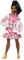 Barbie BMR1959 Bambola Afroamericana Snodata con Vestito Floreale, GHT94