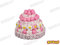 SEFARO Torta di Marshmallow Rosa da 580grammi Circa.