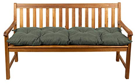 Gutekissen® Bankauflage Stuhlkissen Hollywoodschaukel Garten LS (100x40, Dunkelgrün)