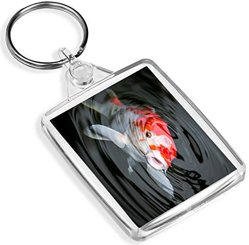 Destination Vinyl Keyrings Pretty Koi Carp Keyring - IP02 - Fish Pond Japan Japanese Garden #16427