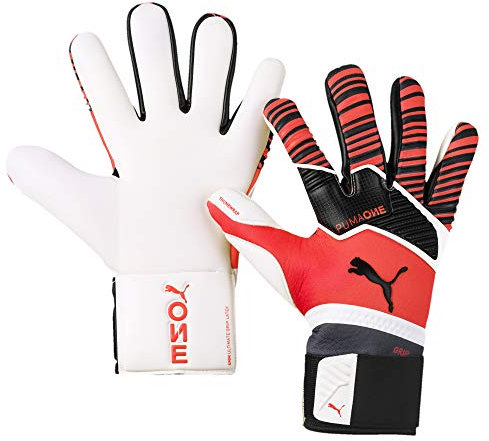 PUMA One Grip 1 Hybrid Pro Handschuhe, Schwarz, 41
