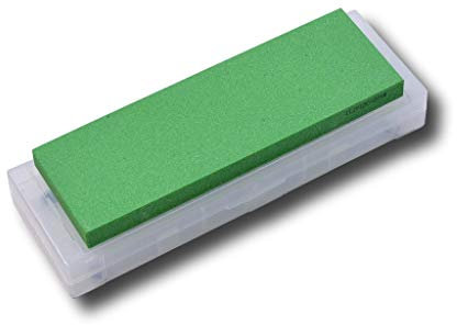 KAKURI Japanese Whetstone #400 Grit, Professional Knife Sharpening Stone Set with Non-Slip Base Case, Made in Japan