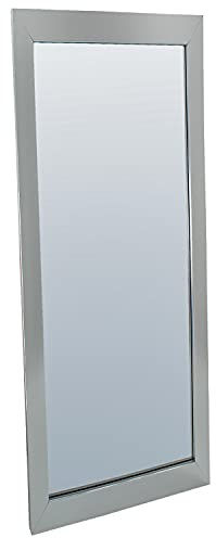 DANIEL JAMES Housewares Full Length Mirror Silver Long Wall Mounted Bathroom Bedroom Hallway Living Room