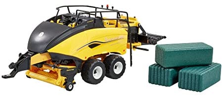 Britains New Holland BigBaler 1290 Plus Toy, Farm Toys for Children Tractor Toy, New Holland Replica Toy Compatible with 1:32 Scale Farm Animals and Toys, Suitable for Collectors & Kids from 3 Years