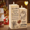 Kerzenständer Mama Geschenk,Wooden Heart Shaped Candle Holde,kerzenständer-Geschenke für Mama,Kerzen Geschenke für Frauen,Geschenke für Mama Geburtstag