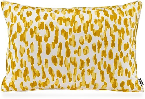 H.O.C.K. Sally Outdoor Kissen inkl. Füllung Dekokissen Sitzkissen in verschiedenen Größen und Farben (60x40cm, gelb)