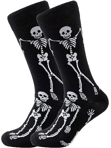 BONANGEL Funny Halloween Socks for Men Women Teen Boys Girls-Novelty Crazy Funky Dress Crew Socks - Halloween Gifts Stockings Costumes