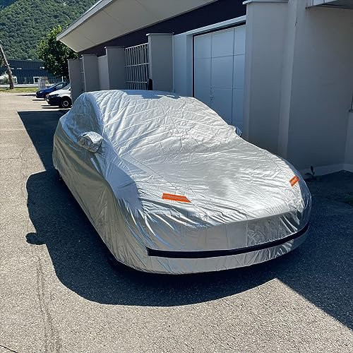 UK Custom Covers To Fit Tesla Model Y Tailored Waterproof Indoor/Outdoor Car Cover (Silver) - CC187SILVERAD2