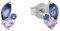 Amor Ohrstecker 925 Sterling Silber Damen Ohrschmuck, mit Zirkonia synth., 1 cm, Silber, Kommt in Schmuck Geschenk Box, 2037036