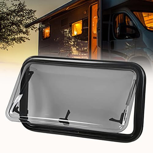 YMAOMAO Wohnmobilfenster Ausstellfenster Seitenfenster Dachluke Dachfenster Dachhaube Mit Kurbel Für Rv Scharnier Push-Out Vent Hatch Ersatz,750 * 400mm