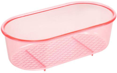 FRCOLOR Vasca da Bagno per Uccelli, Vasca da Bagno per pappagalli, Mangiatoia, Accessorio per Gabbia per Uccelli, per Piccoli pappagalli, calopsitte e parrocchetti