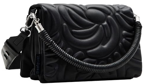 Desigual Women's Accessories PU Across Body Bag, Black
