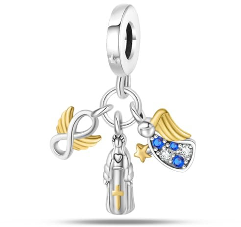HappyStar Charme Argent Sterling 925 Femmes Perles Charm,Compatible PourPandora & Européen les bracelets et les colliers Charms de,Cadeaux pour femmes。
