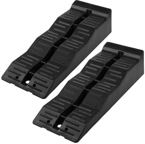 iplusmile 2stücke Rv Leveling Ramps Stufige Hdpe Kunststoff-rampen Für Wohnmobile Tragfähig Stabilisierende Auffahrkeile Für Und Lkw