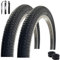 2 x VEE Rubber V186 20 Fahrradreifen Schwarz 57-406 (20 x 2.25) + 2 x passende Schläuche DV inkl. Reifenheber