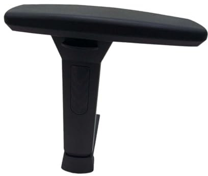 Harilla Armlehnen für 3D-Gaming-Stuhl, 6,3 Zoll hohe aufrechte Halterung, Ersatzteile, einfache Installation von Zubehör mit Polsterersatz, Schwarz