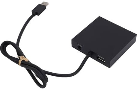 para PS VR2 Adaptador de PC, Adaptador de Juego VR, Adaptador de Juego de PC de Reemplazo Salida de Alta Resolución Adaptador de Juegos de Computadora Multifuncional Estable para