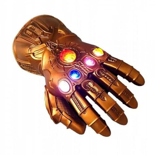 Unisex Infinity Gauntlet Glove with Glowing Stones - 34.5 cm Collectible Prop