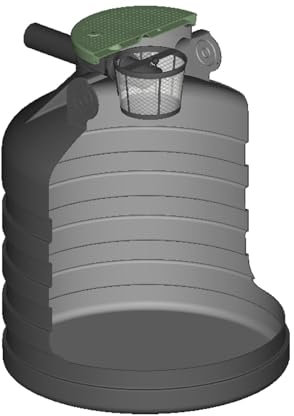 FLORANTIA Regenwasser Mini-Zisterne 1000 Liter Erdtank Aqua-PICO Kunststoff [ Ausbaupaket passend für Ihre Anwendung frei wählbar ]