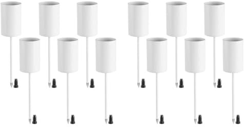 Hlxnyami Kerzenhalter, Adventskranz, Kerzenhalter, Adventskranz, Kerzenhalter, Spitzkerzen mit Spieß, 12St.