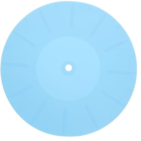 QUMIIRITY Silikon Schallplattenmatte Antistatisch 170mm Plattenteller Slipmat Schallplattenschutzmatte Für Plattenspieler Vibrationen Und Kratzer