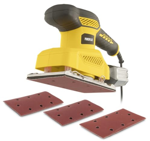 Powerplus Schwingschleifer POWX04010 - Schwingschleifer 260W, 12000 /min und 24000 /min, 6 Acc.