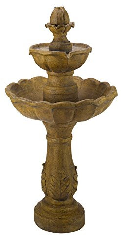 Direct Global Trading Kingsbury Solar Fountain Water Feature