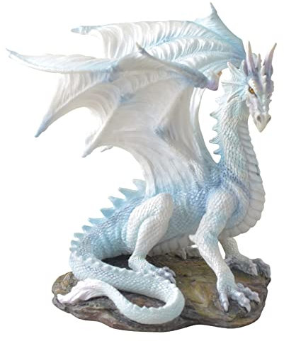 Joh. Vogler GmbH Draconis der weise Drache mit erhobenen Flügeln 19 cm Figur Skulptur Dragon Figurine