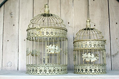 Unbekannt Deko Vogelkäfig 2er Set