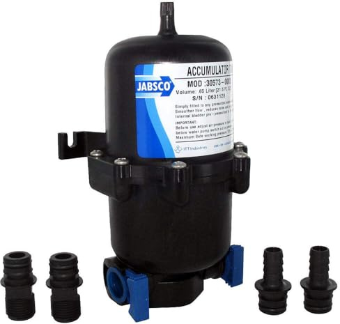 Jabsco .65L Mini Accumulator Tank w/Internal Bladder