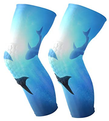 COOSUN - Genouillère de natation, manchon de compression pour la course, l'arthrite, la déchirure du ménisque, le sport, le soulagement des douleurs articulaires et la récupération des blessures