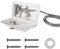 RV Außen Duschbox Kit mit Schloss Inklusive Duschhahn Duschschlauch Duschwand Außendusche Zubehör für RV Caravan Wohnmobil Camper