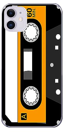 König Design Handyhülle Kompatibel mit Apple iPhone 11 Hülle TPU Eckenschutz Stoßfest Dünn Kratzfest Schutzhülle - Retro Kassette